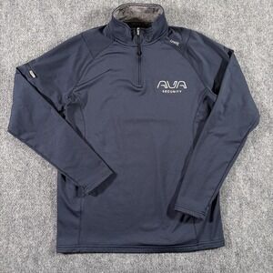 Unrl Quarter‎ Zip Men's Small Navy Blue AVA Security Pullover Performance Elite